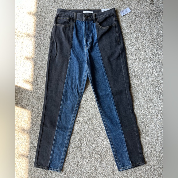PacSun Eco Colorblocked Ultra High Waisted Slim Fit Jeans - Picture 5 of 7